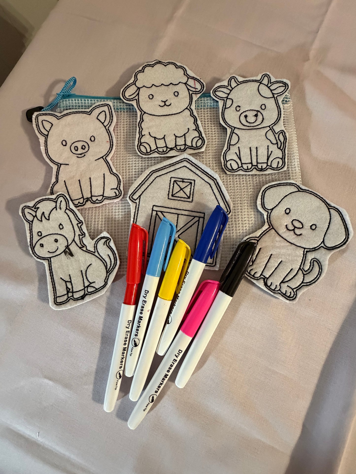 Coloring characters