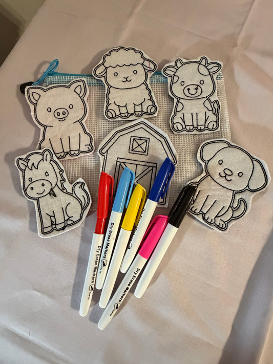 Coloring characters