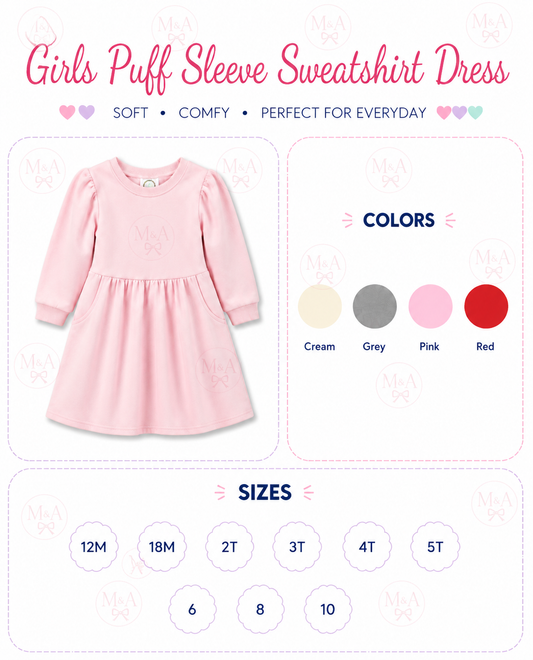 BB PUFF SLEEVE DRESS