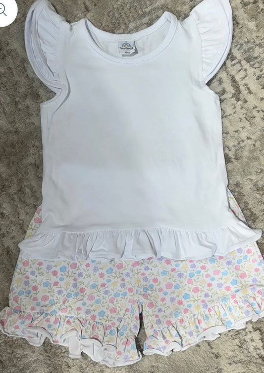 Ruffle shorts