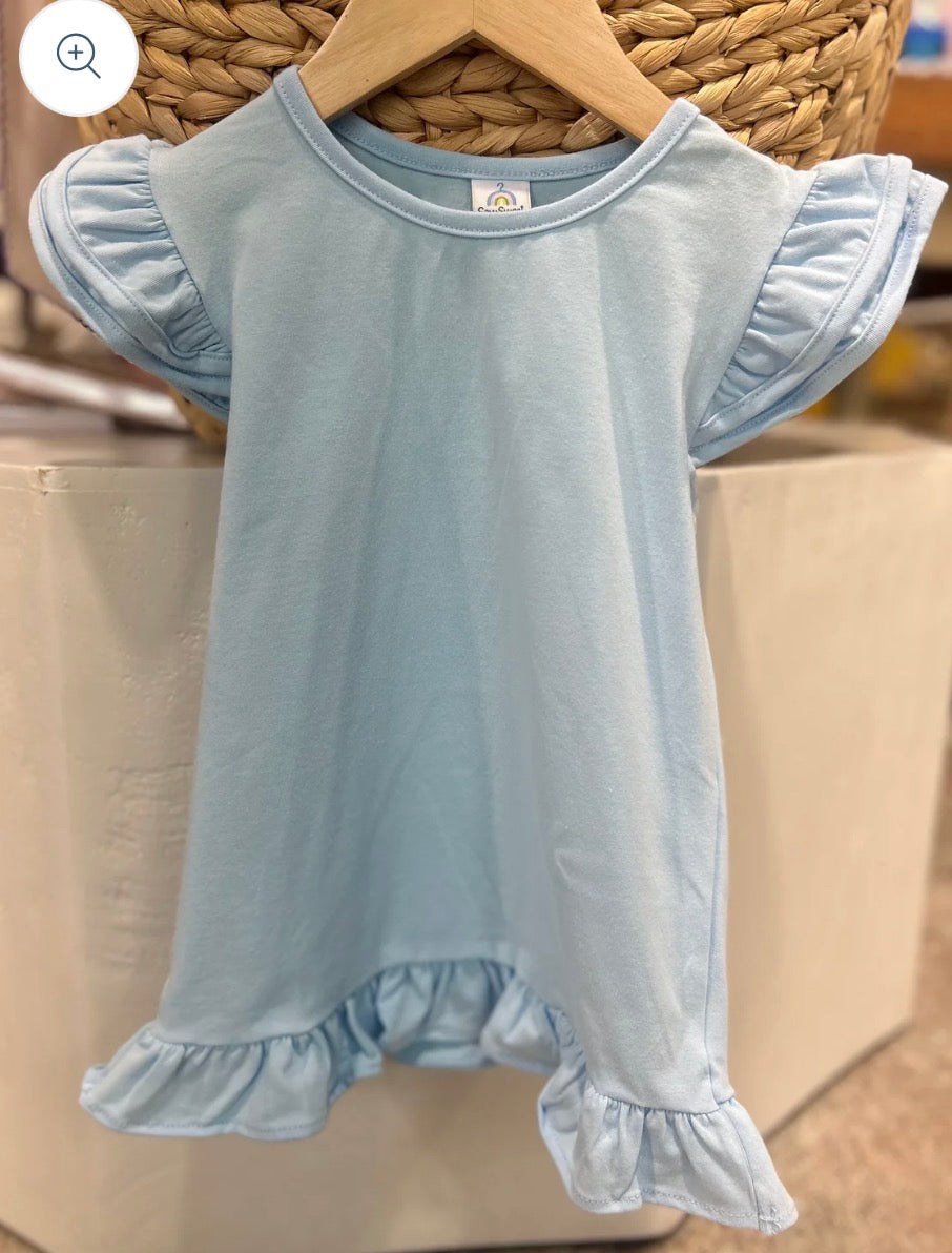Ruffle Short Sleeve