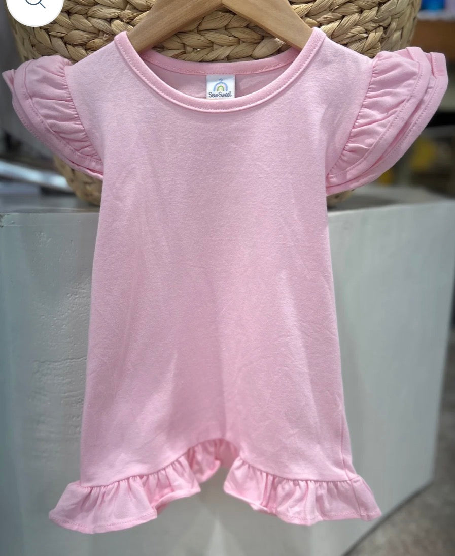 Ruffle Short Sleeve